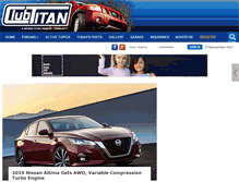 Tablet Screenshot of clubtitan.org